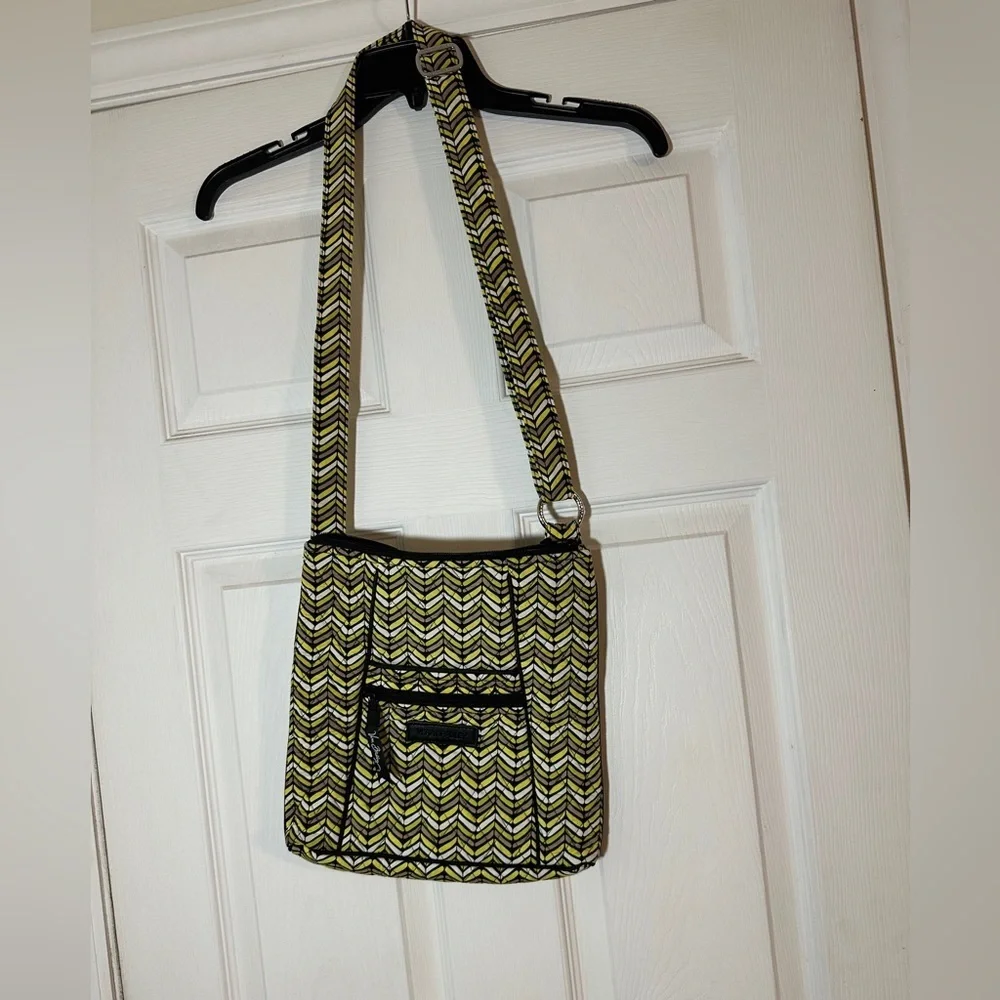 Vera Bradley Ziggy Stripe Hipster Crossbody.
